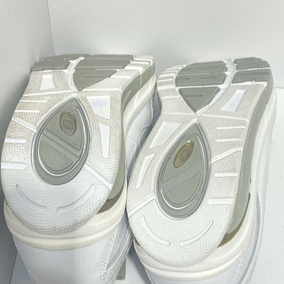 Dr Scholls Womens Natural Sport Atlas Walking Shoes White Low Top Lace Up 6.5 M - Picture 4 of 9